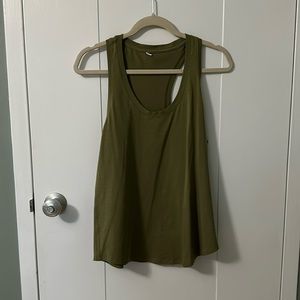 Like New Lululemon Love Tank olive green Sz 8